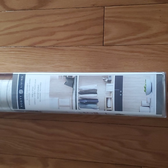 Drew & Jonathan Scott Home Living self adhesive wallpaper NIB brixton plankwhite - Picture 3 of 13